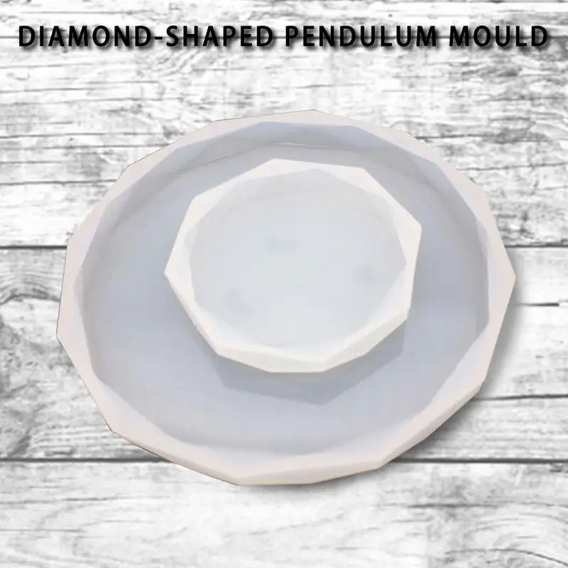 

DIY Food Grade Silicone Epoxy Mould Rhombus Geometric Shape Table Mold Car Ornaments Handmade Ornaments Pendant Making Tools