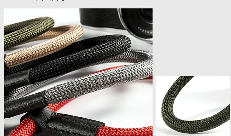 Нейлоновый наручный ремешок для цифровой камеры ручной работы плетеный браслет
