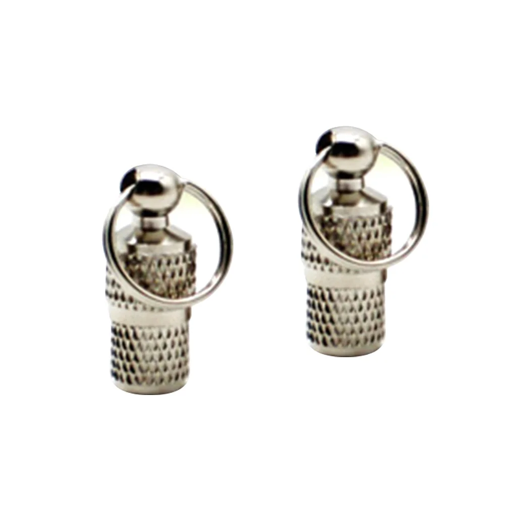 2 шт. адресная этикетка мини серебряная анти потерянная трубка для хранения