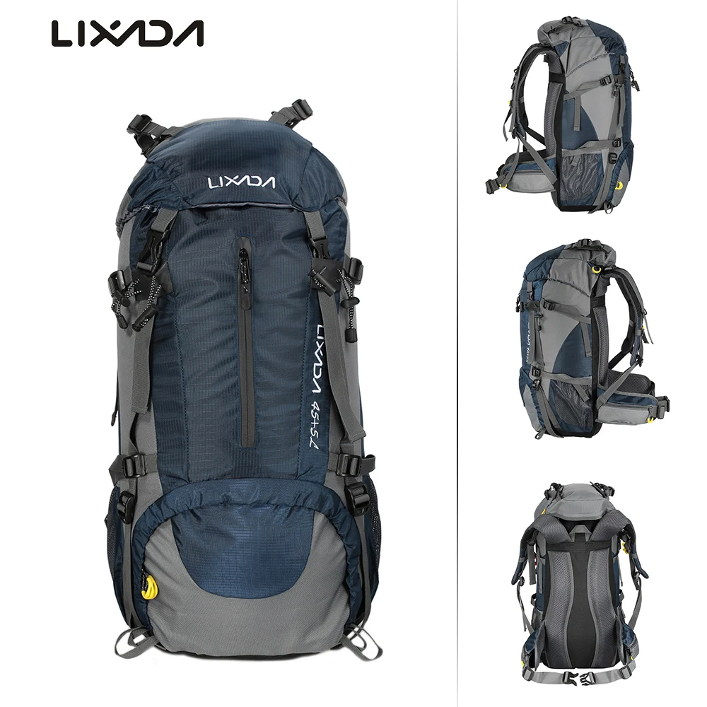 

Рюкзак Lixada туристический, 50 л, водонепроницаемый, с чехлом от дождя