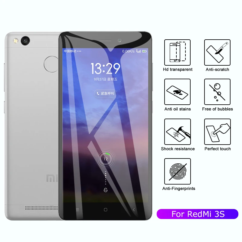 2.5D 9H защита для экрана закаленное стекло Xiaomi Redmi Mi 6A Note 3 4 5 7 Pro 4A 3S 5D 0 26 мм Защитное