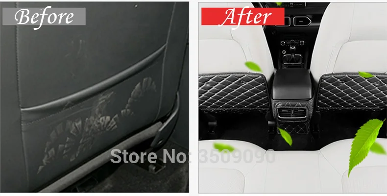 Накладка на заднее сиденье автомобиля защитный чехол наклейка для Mazda CX 5 CX5 2017 2018