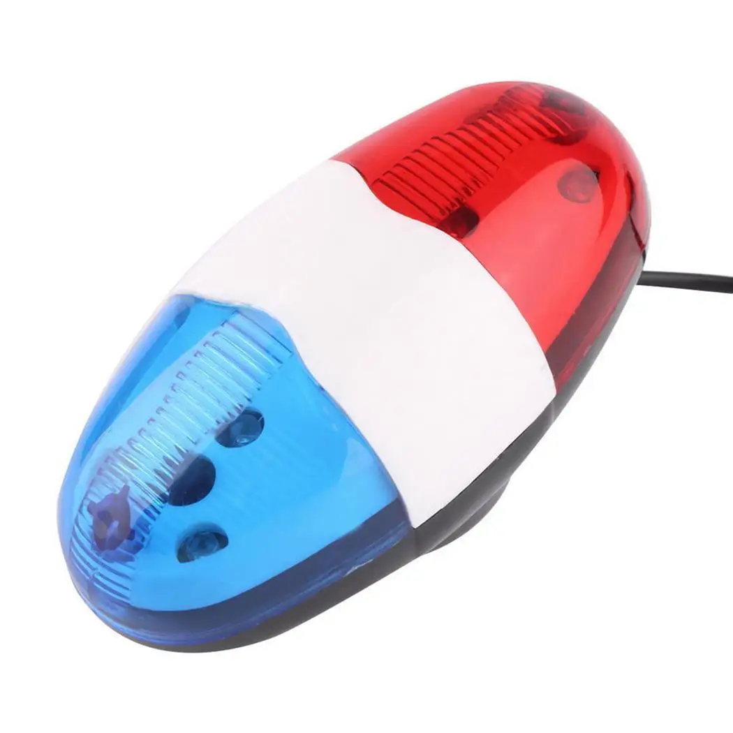 4 звуков светодиодный велосипедный фонарь полицейская автомобильная