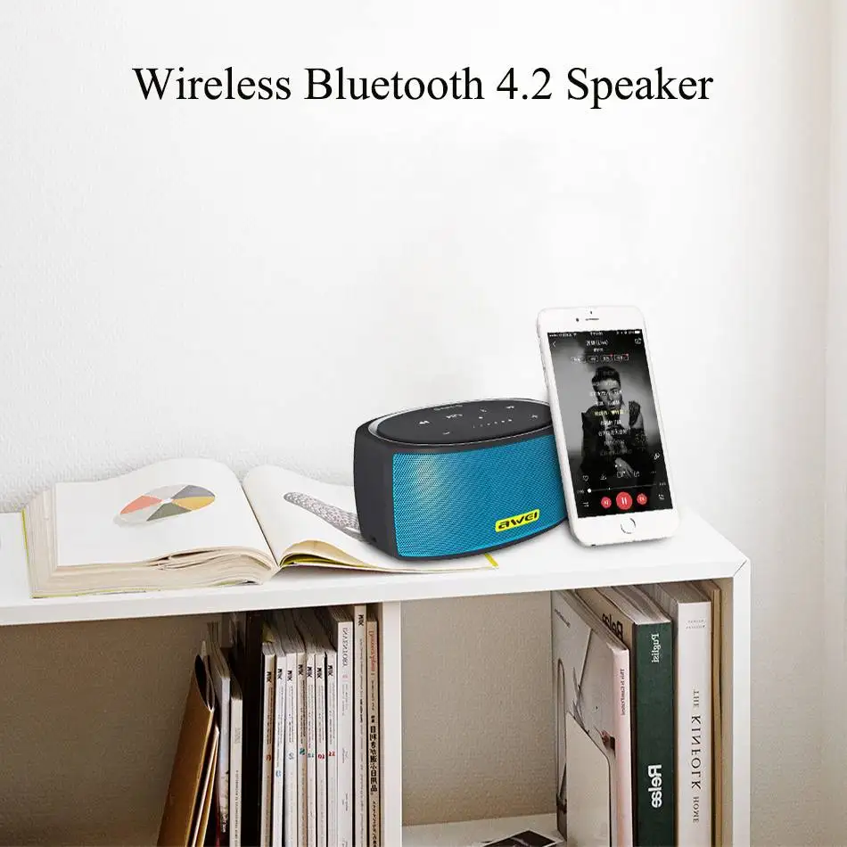 AWEI Y210 NFC Беспроводной Bluetooth Динамик открытый переносной динамик 2200 mah fm радио