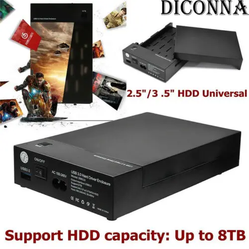 Офисные жесткий диск чехол USB 3 0 внешнего жесткого диска SATA с крышкой|Док-станции