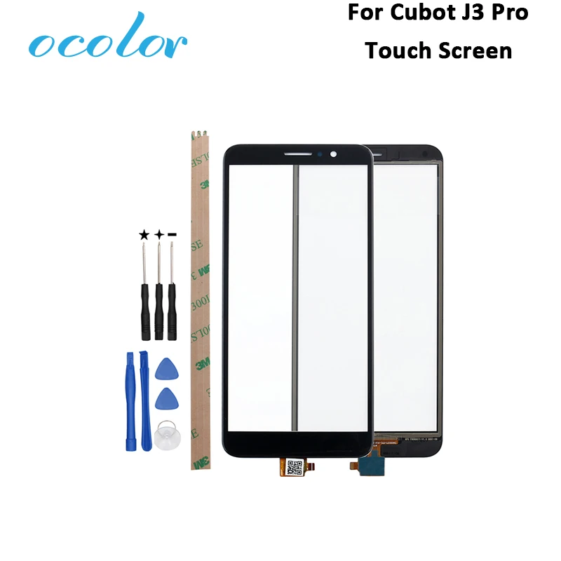 Ocolor для Cubot J3 Pro Сенсорный экран 5 ''дигитайзер Переднее стекло Сенсорная панель