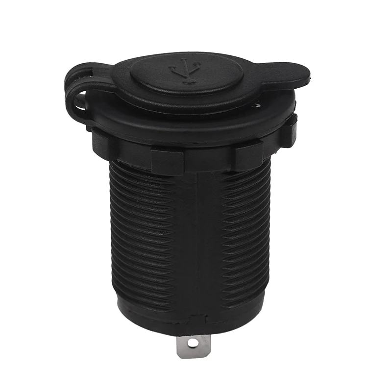Powsro 12V 24V Dual USB Автомобильное зарядное устройство Автомобиль Мотоцикл