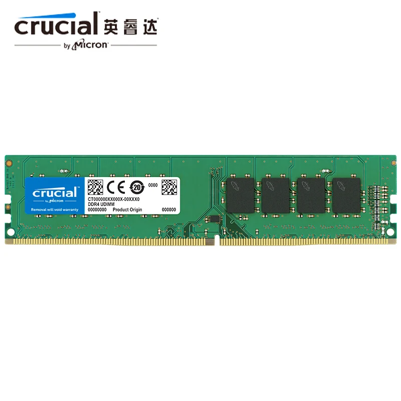 Оперативная память Crucial RAM DDR4 2 ГБ 4 8 16 2133 МГц 288 Pin CL17 1 В ПК для настольных