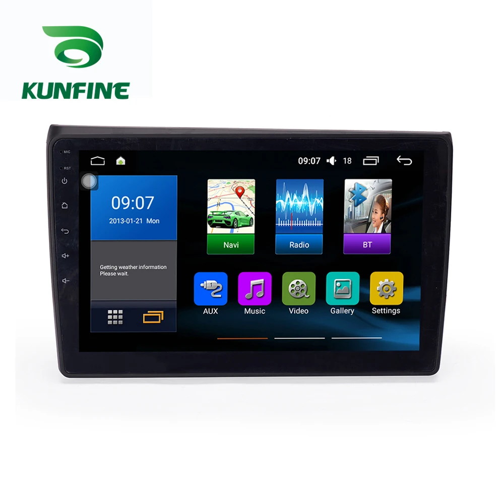 Восьмиядерный 1024*600 Android 8 1 автомобильный DVD GPS навигационный плеер Deckless стерео для