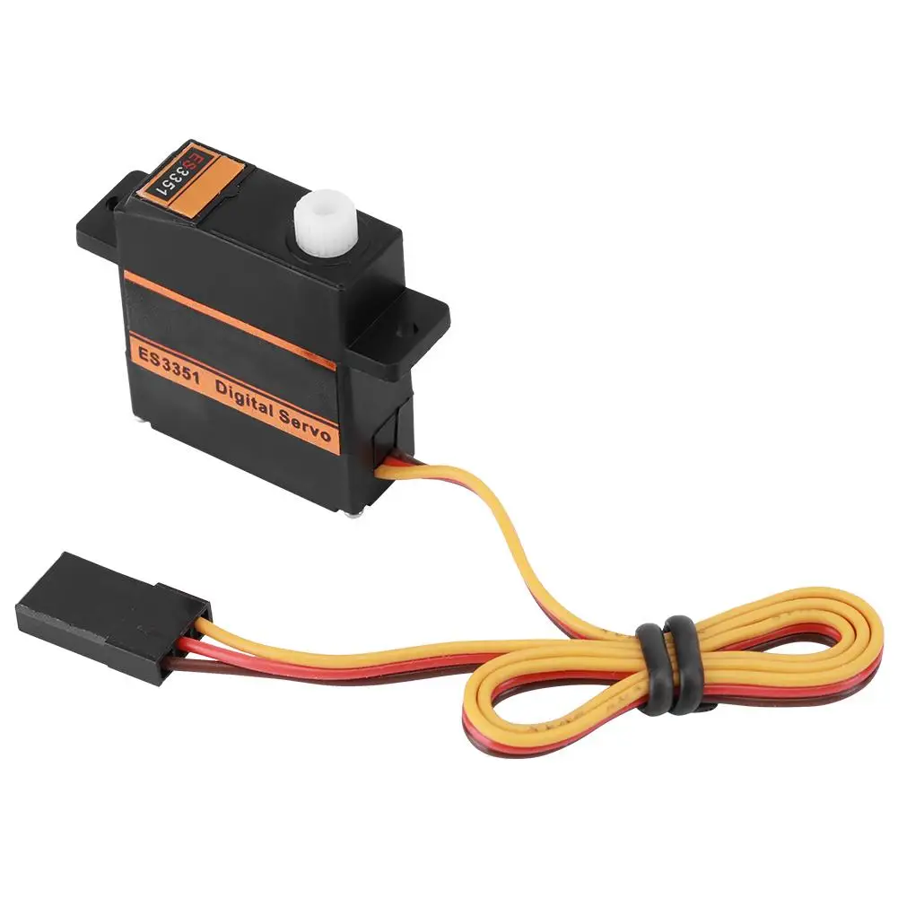 ES3351 Mini Digital Servo For RC Model helicopter Accessory 10.6g 4.8V-6.0V Alloy Gear for Futaba / JR Plug | Игрушки и хобби