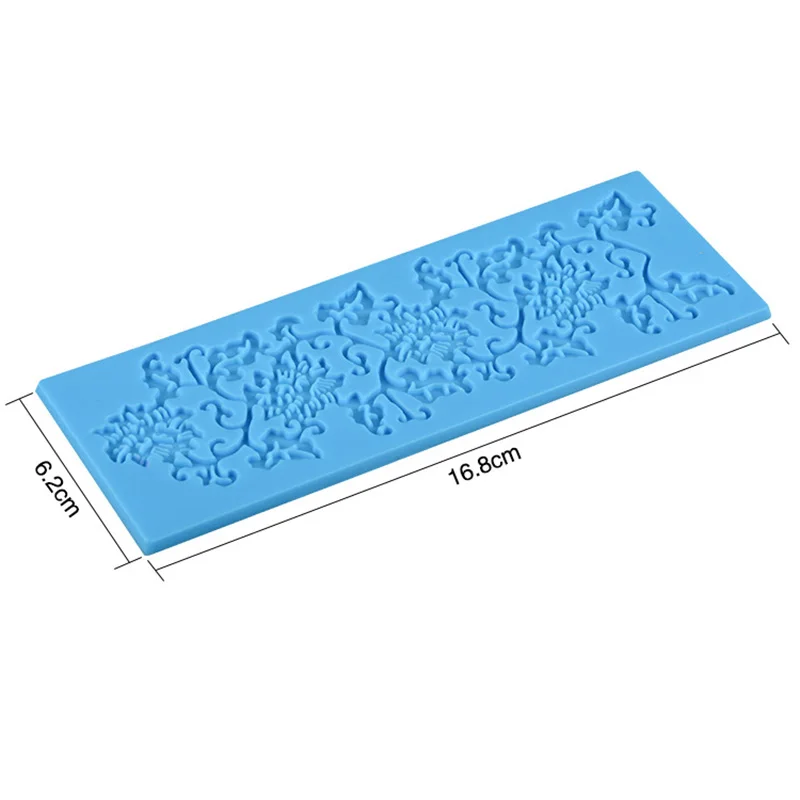 Silicone Mold Fondant Cake Lace Embossed Sugar Mat Decorating Tool Embossing Baking Tools | Дом и сад