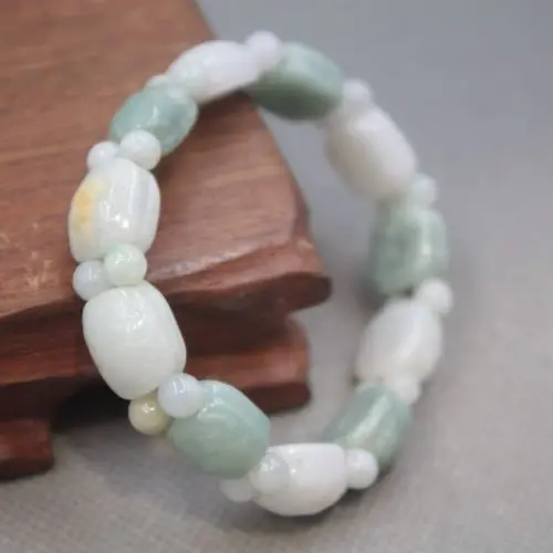 

New Arrival Natural Grade A Jade Jadeite 16mm Tortoise-Shape Bead Bracelet