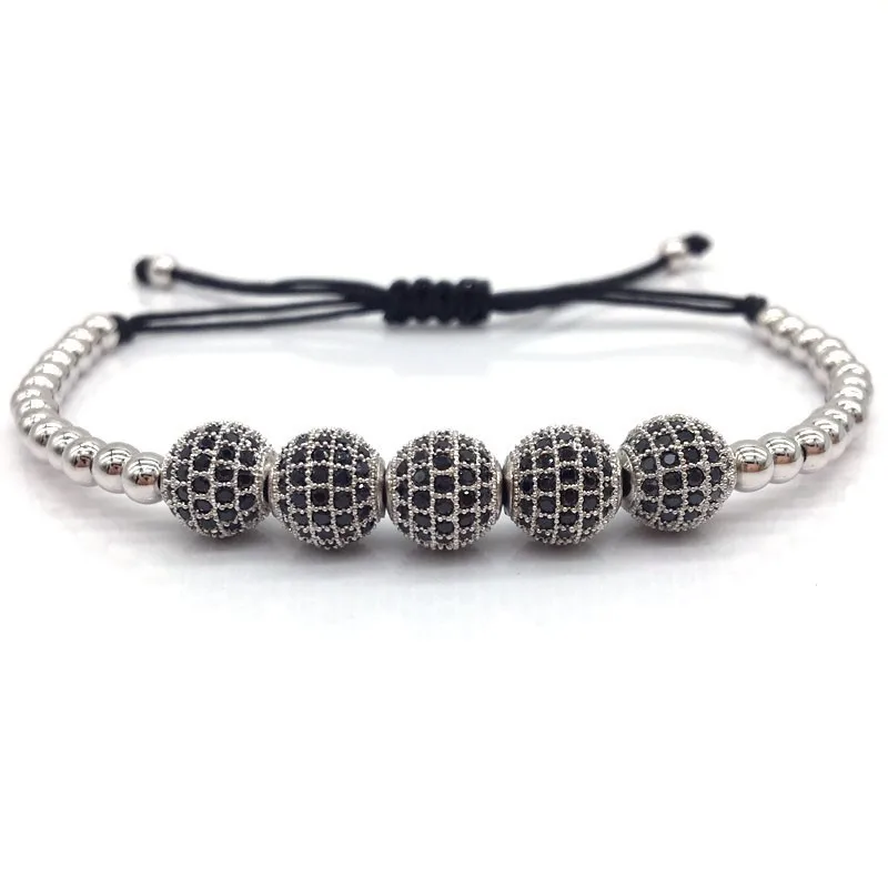 Модные мужские браслеты с головой леопарда 2 шт./компл. модные регулируемые