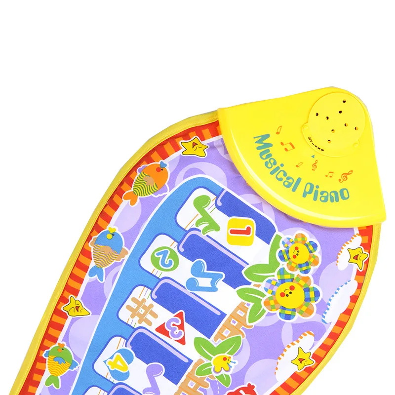 T Children's Multifunctional Music Game Rugs Baby Fish Finger Touch Electronic Piano Carpet Playmat Animal Dropshipping | Дом и сад