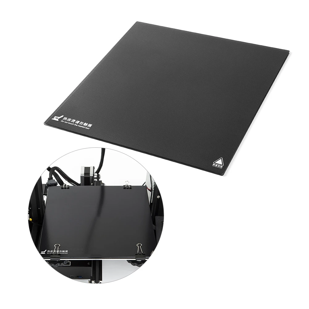 Creality 3D Ender3 Толстая самоклеящаяся поверхность строения Стекло пластина 235X235Mm для
