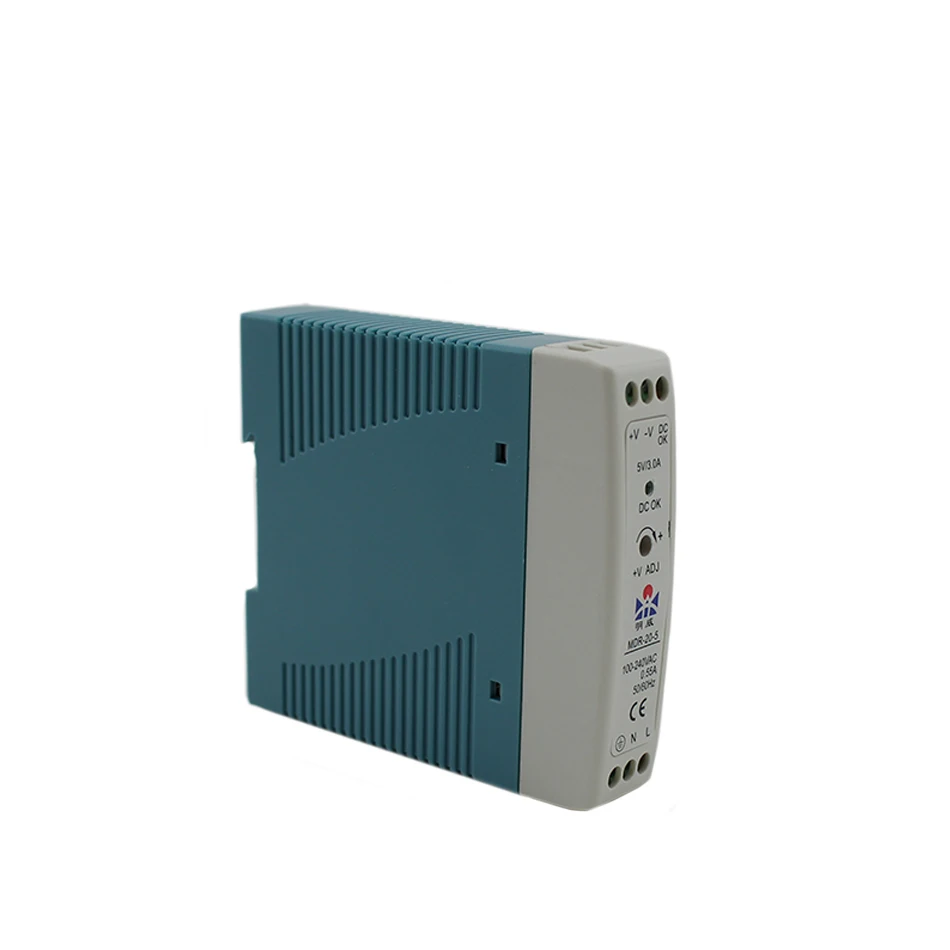Micro Din Rail источник питания Ac Dc мини размер 20 вт 5 в 4 а импульсный для светодиодной