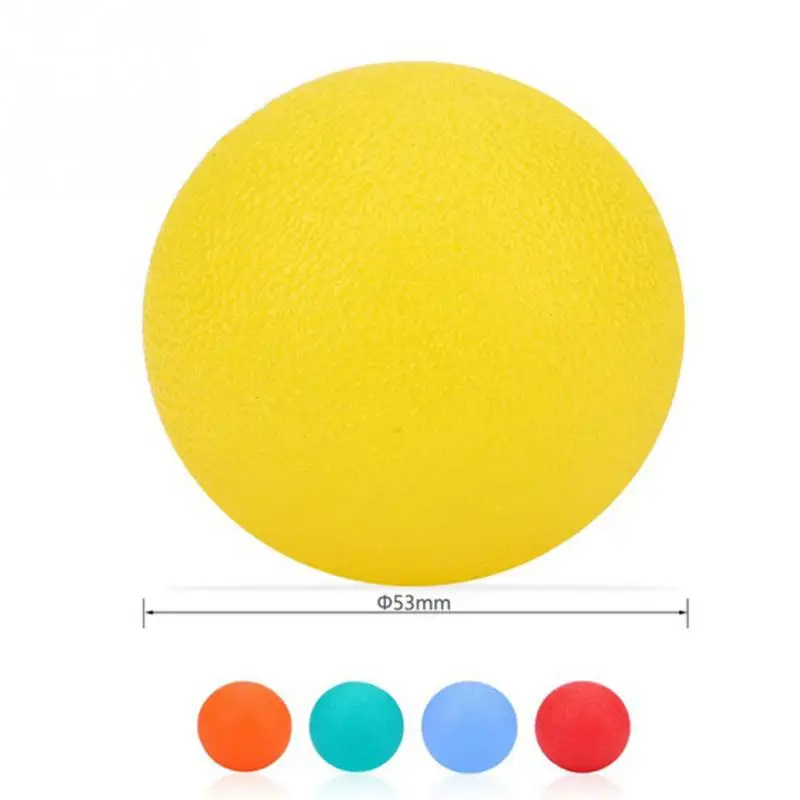 Новая силиконовая Массажная Терапия ручка мяч для рук палец сила упражнения