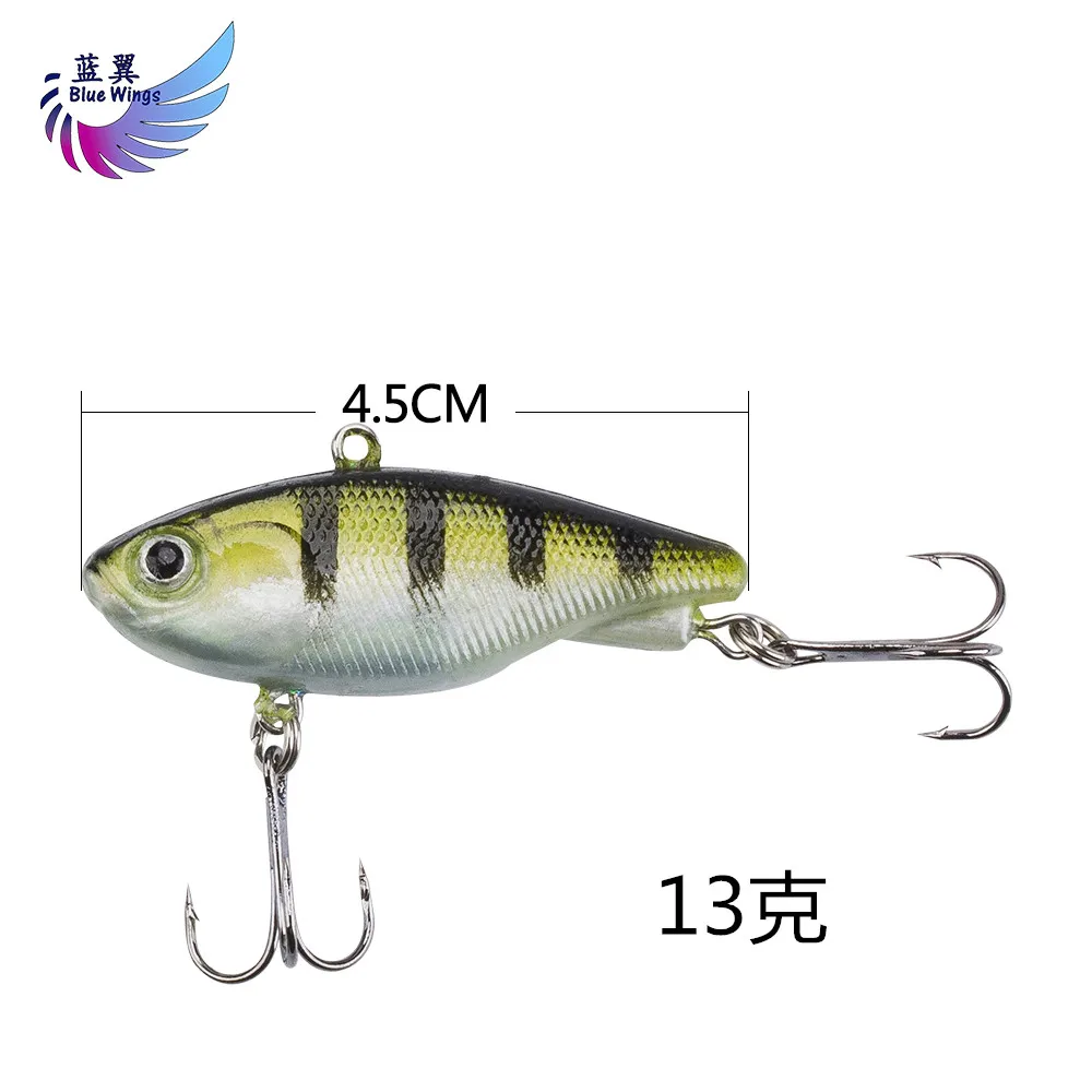 Ilure Fishing Lure Soft Plastic Lead Vib Treble Hooks 13g/18g Luminous Glow Pesca Swimbait from top to buttom | Спорт и развлечения