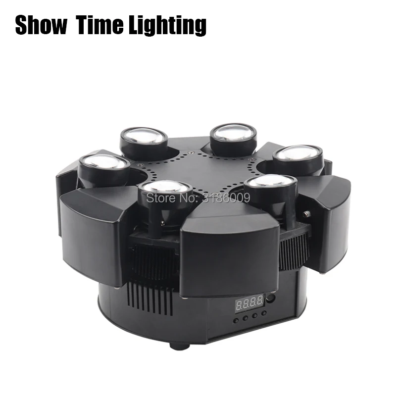 Высокая яркость 6 рукоятей Led головка перемещения луча Пан повернуть