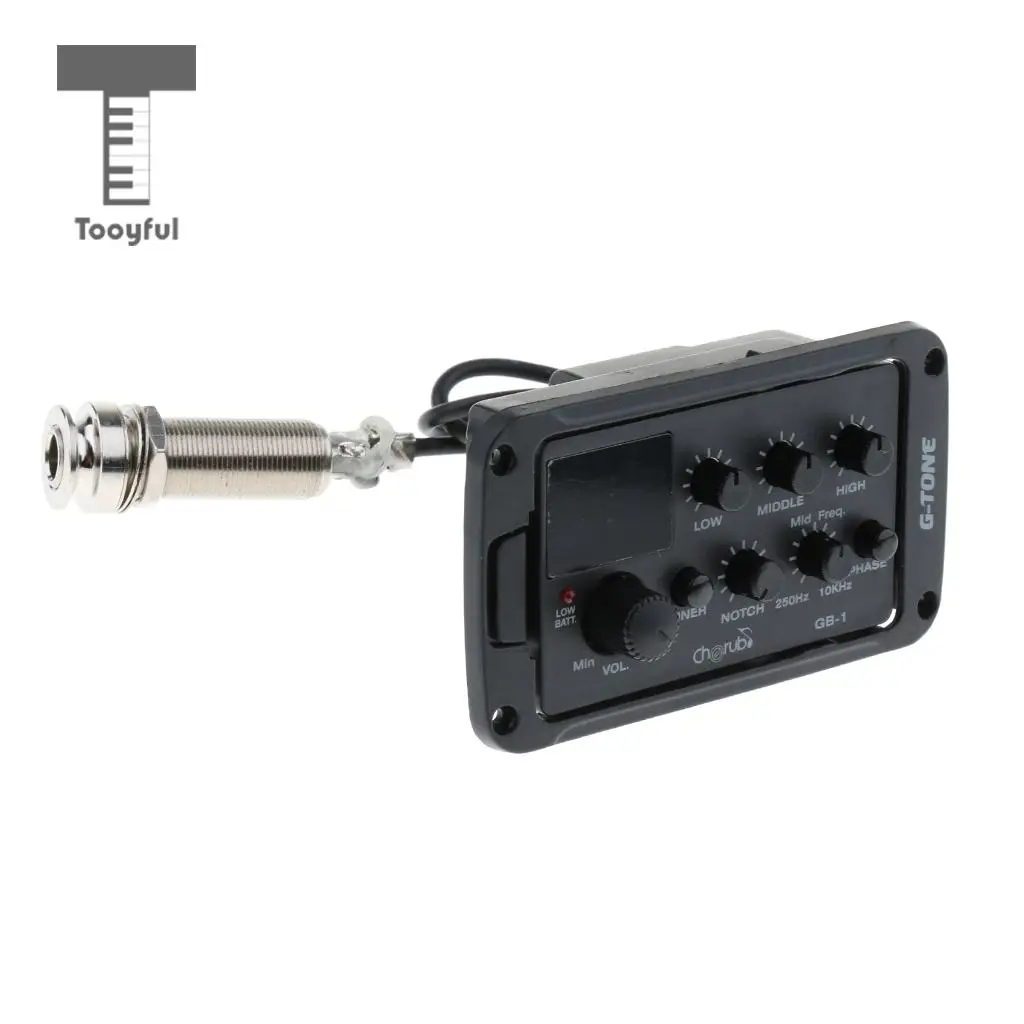 

Tooyful 1 Set ABS 3 Band EQ Equalizer Preamp Pickup for Acoustic Classical Guitar Parts