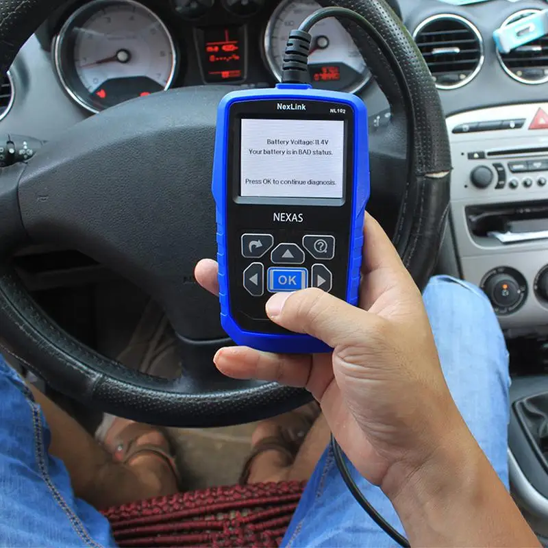 Новый автомобильный портативный диагностический сканер NEXAS NL102 OBD/EOBD для