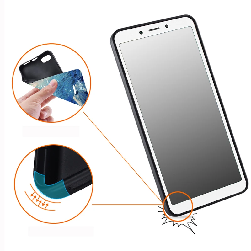 Silicon Case For Xiaomi Redmi 6a 6 S2 mi a2 lite Cover Xiaom 8 SE A1 5X With Ring Fashion |