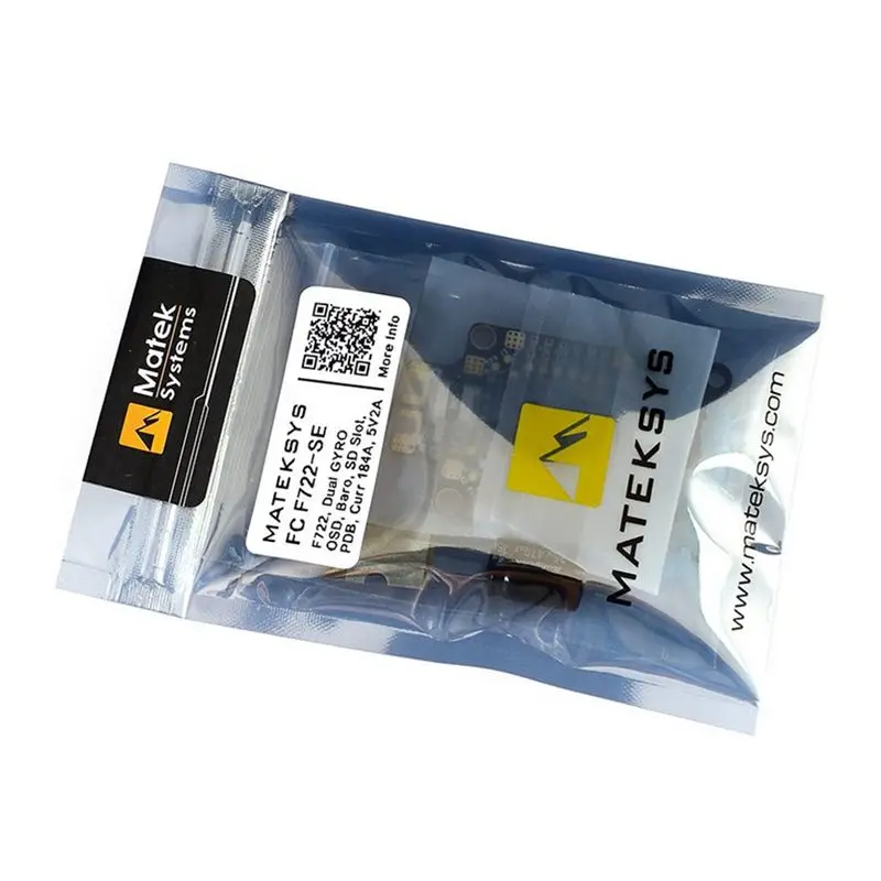 Matek system F722-SE F7 Dual Gryo Контроллер полета AIO OSD BEC Датчик тока черный для RC FPV гоночный