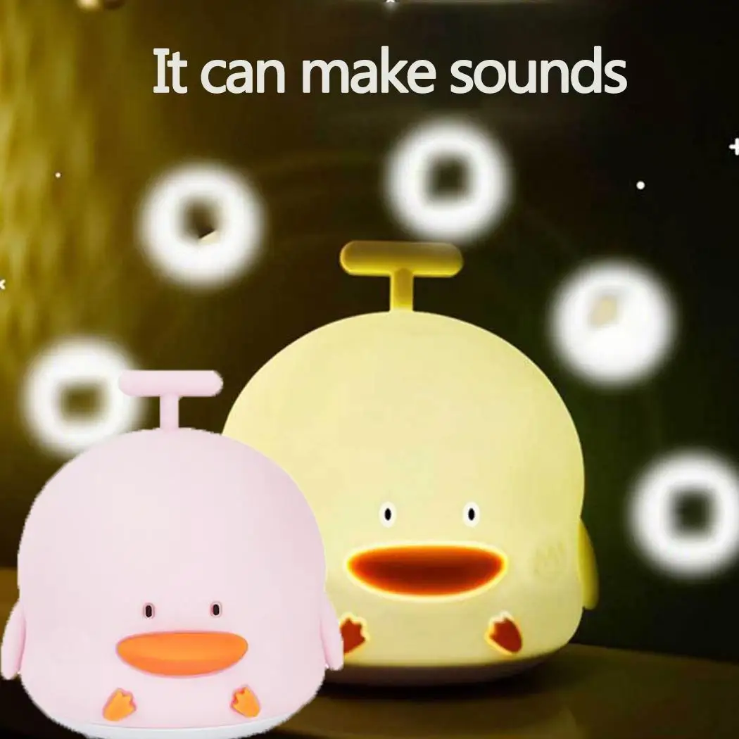 Творческий Силиконовые запись лампа мультфильм милый 3 часа 1 светодиодный LED