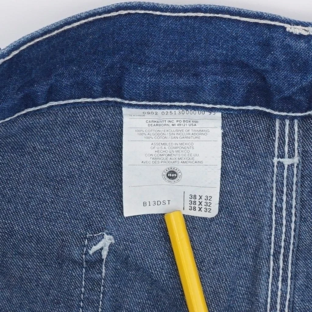 CARHARTT B13DST джинсы плотника темно 
