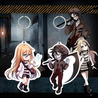 milky way anime key chains angels of death ratsuriku rachel gardner isaac foster ray zack key chain bag acrylic chain