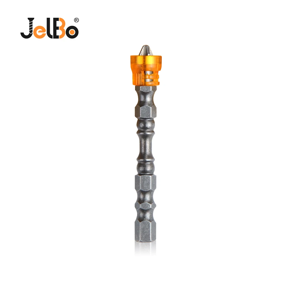 JelBo оранжевая противоскользящая Магнитная отвертка с одной головкой S2