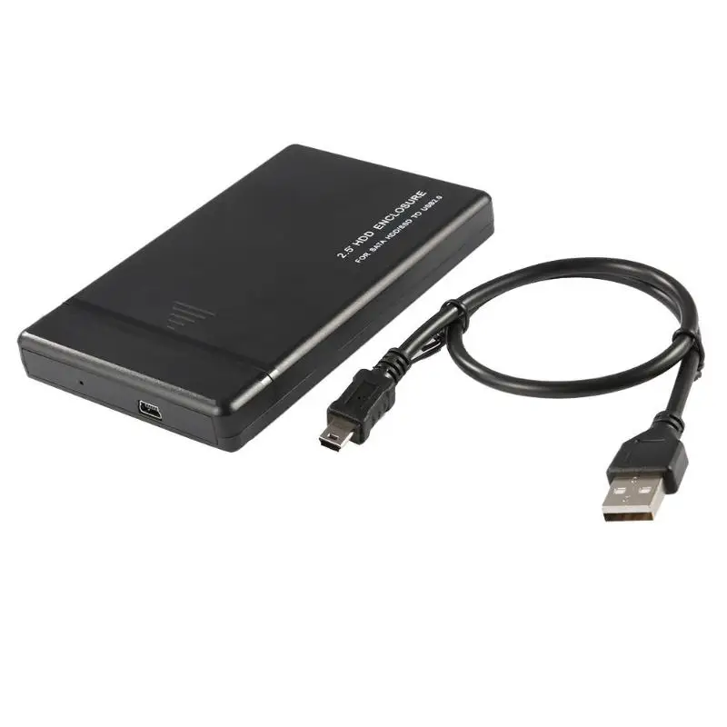 Внешний HDD корпус для жесткого диска USB2.0 Sata Портативный чехол 2 5 &quotдюймовый