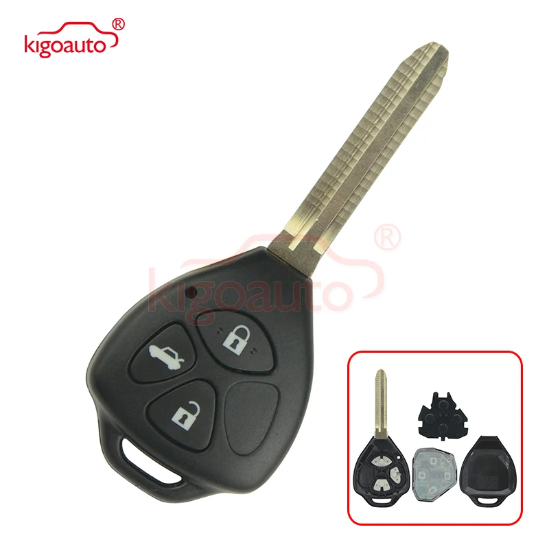 Дистанционный ключ Kigoauto DENSO HYQ12BBY 3 кнопки для Toyota Camry Corolla Автомобильный 2006 2007 2008 2009
