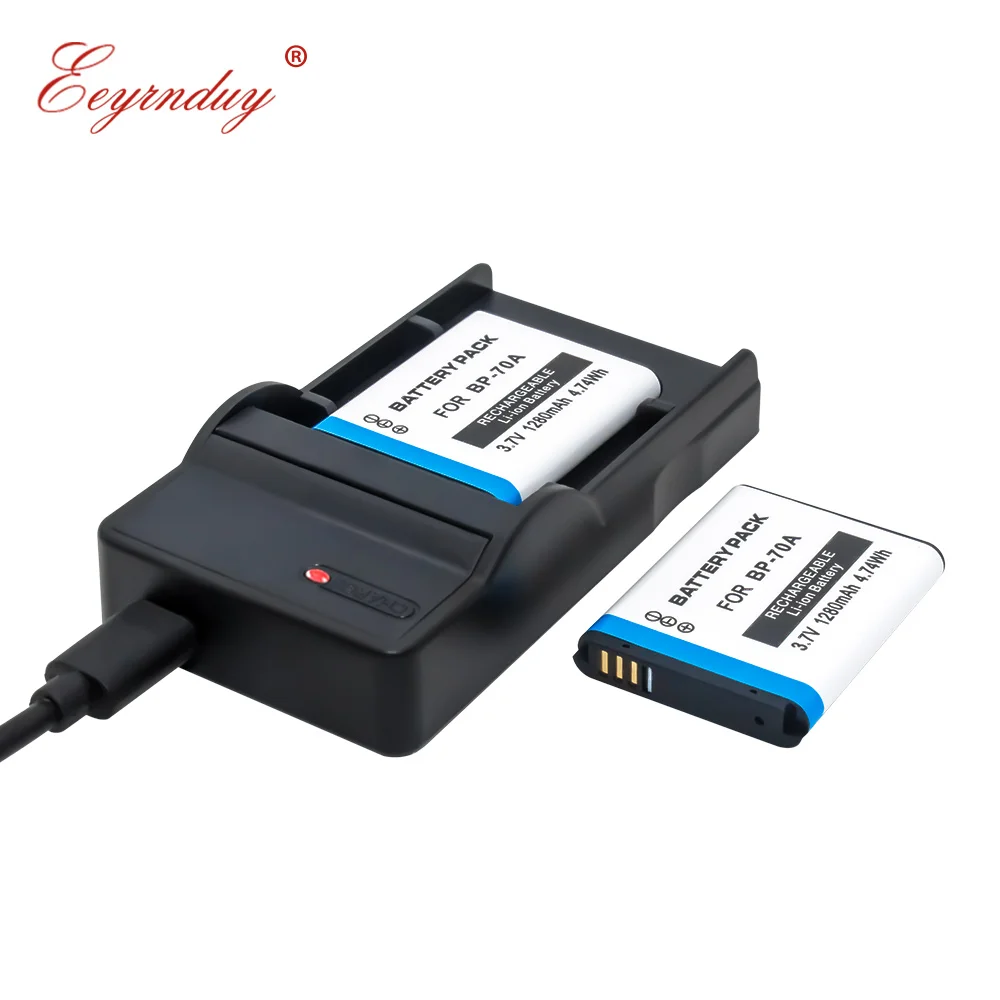 2 шт. BP70A BP 70A батарея для цифровой камеры + 1 Samsung ES65 ES70 ES71 ES73 ES74 TL105 TL110 PL100 SL50