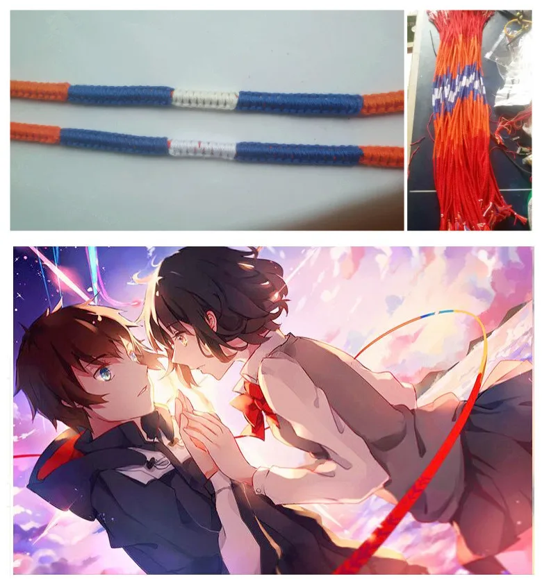 Ручная работа ваше имя браслет Тачибана длинная вода три дворца комикс Kimi No Na Wa 60