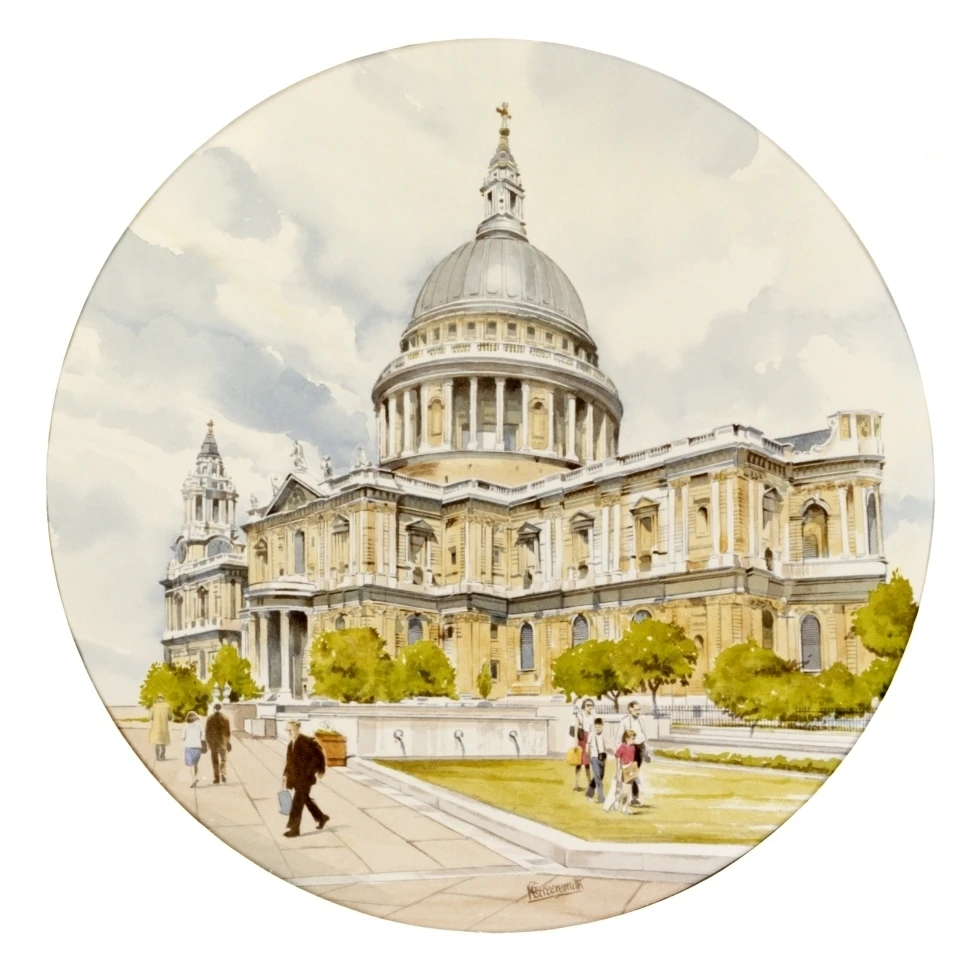 St Paul'S Cathedral-плакат с изображением Лондона распечатать на сайте Malcolm Greensmith Adrian