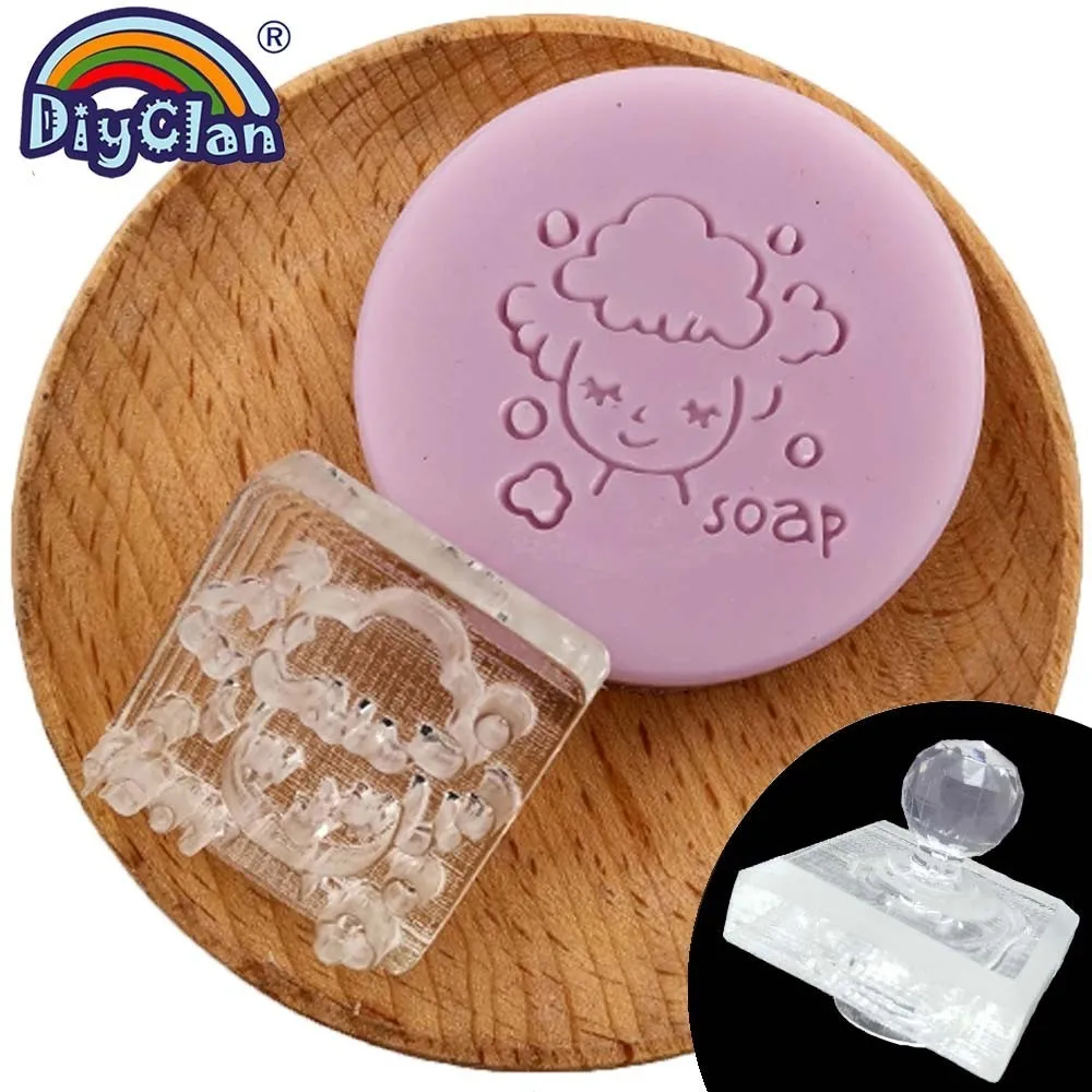 Мыльница для ванны прозрачный Diy натуральные органические штампы Смола