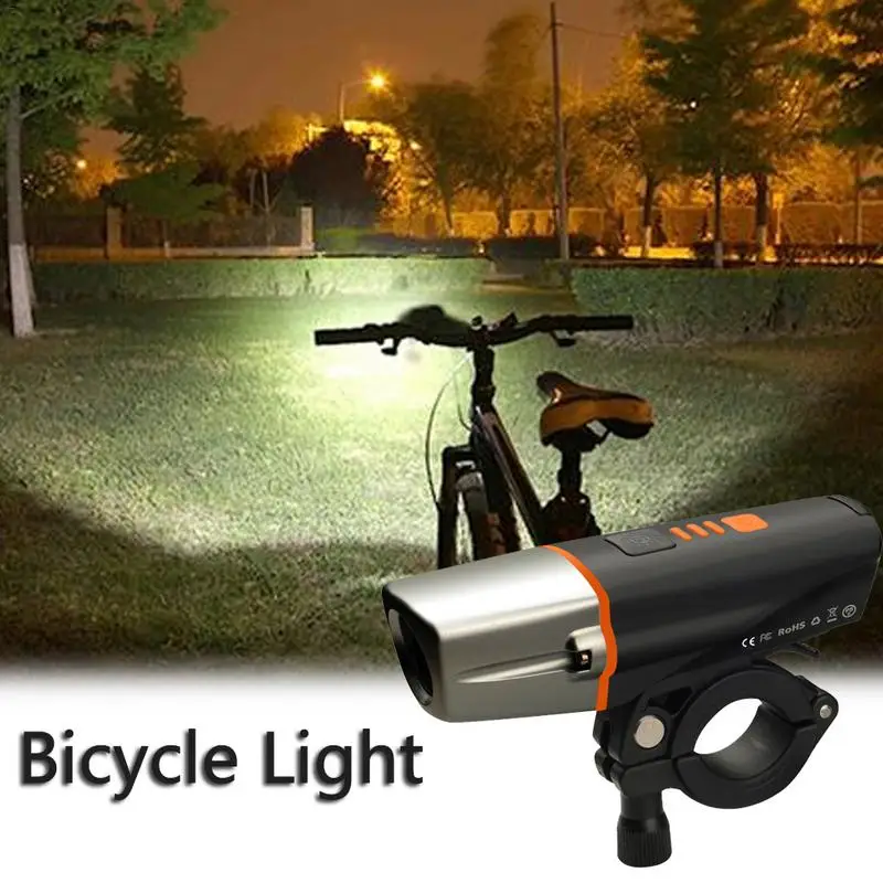 Bicycle Light USB Charging Super Bright 400 Lumens Sensing Vibration Riding Lights Safety | Спорт и развлечения