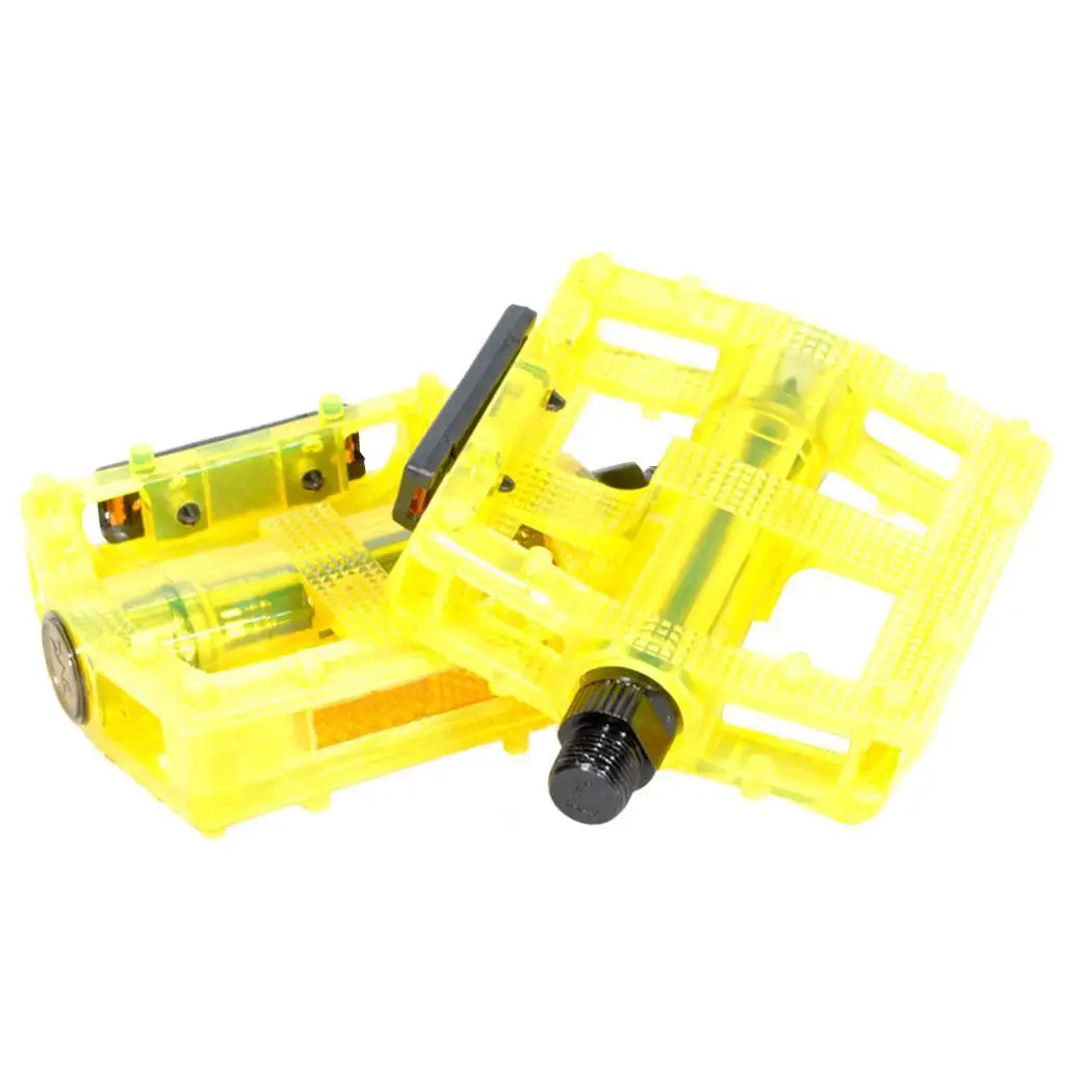 Road Mountain Bike Anti-slip Bicycle Cycling Pedals Rose Red Transparent Blue Green Yellow | Pedal