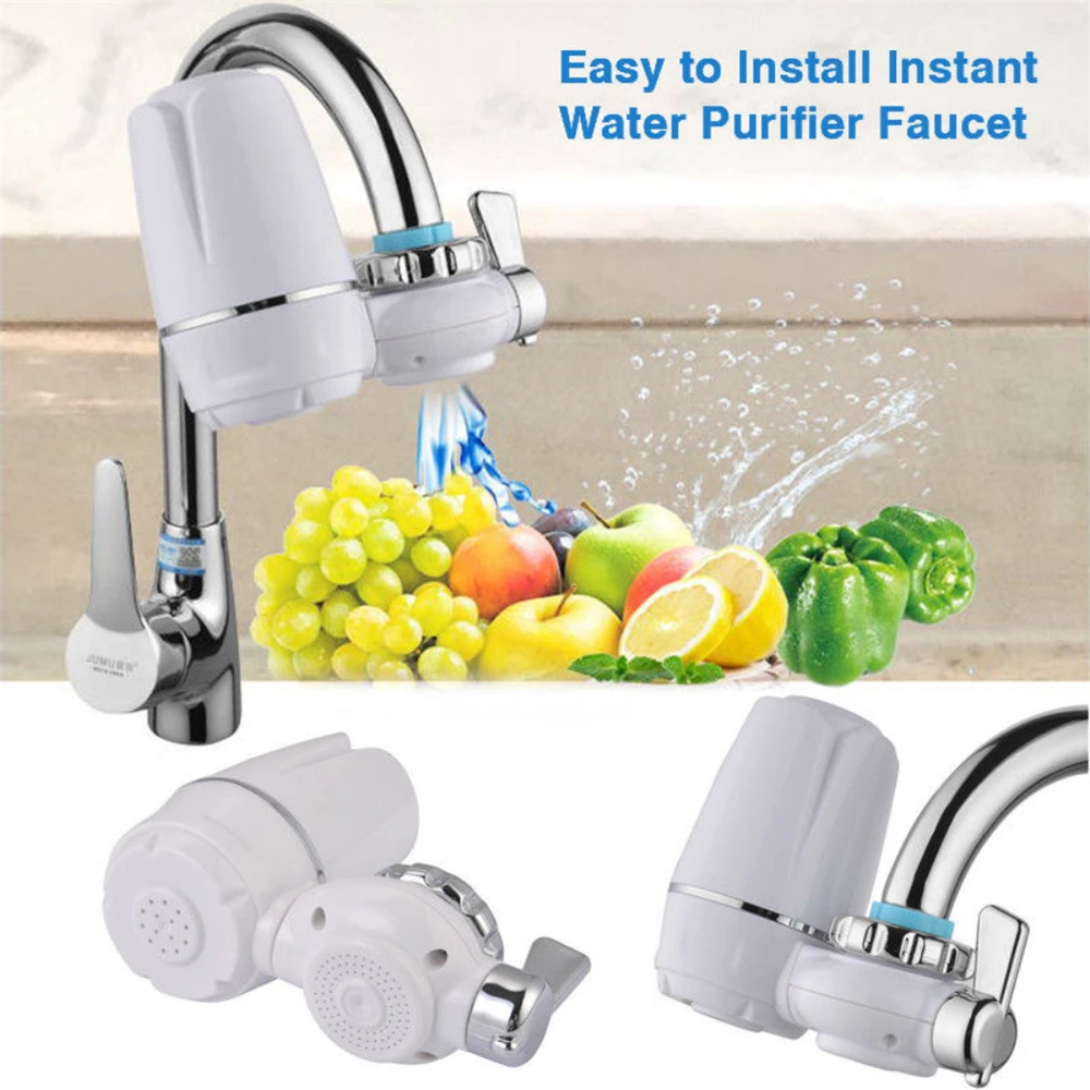 

5 levels Filtration Water Tap Purifier Kitchen Faucet Washable Ceramic Activated Carbon Rust Bacteria Removal Replacement Filter