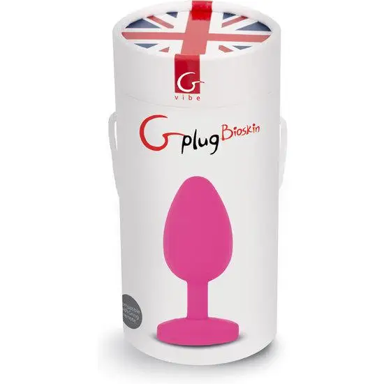 Gplug Bioskin с вибрацией розовый мастурбатор Parejas материал антибактериальный ENVIO