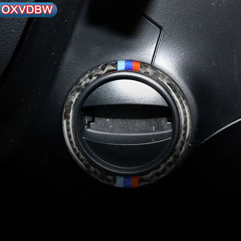 Углеродное волокно внутреннее устройство зажигания автомобиля кольцо для