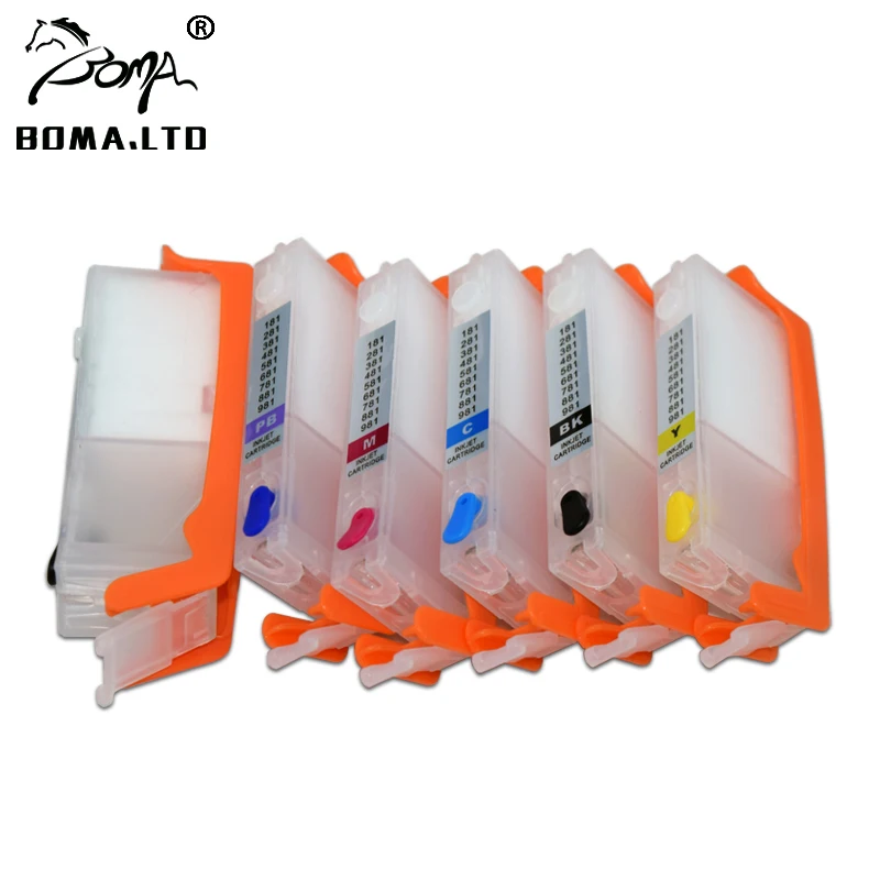 

BOMA.LTD PGI580 CLI581 PGI-580 Ink Cartridge For Canon PIXMA TR7550 TS6150 TS6151 TR8550 TS8150 TS8151 TS8152 TS9150 TS9151 Chip