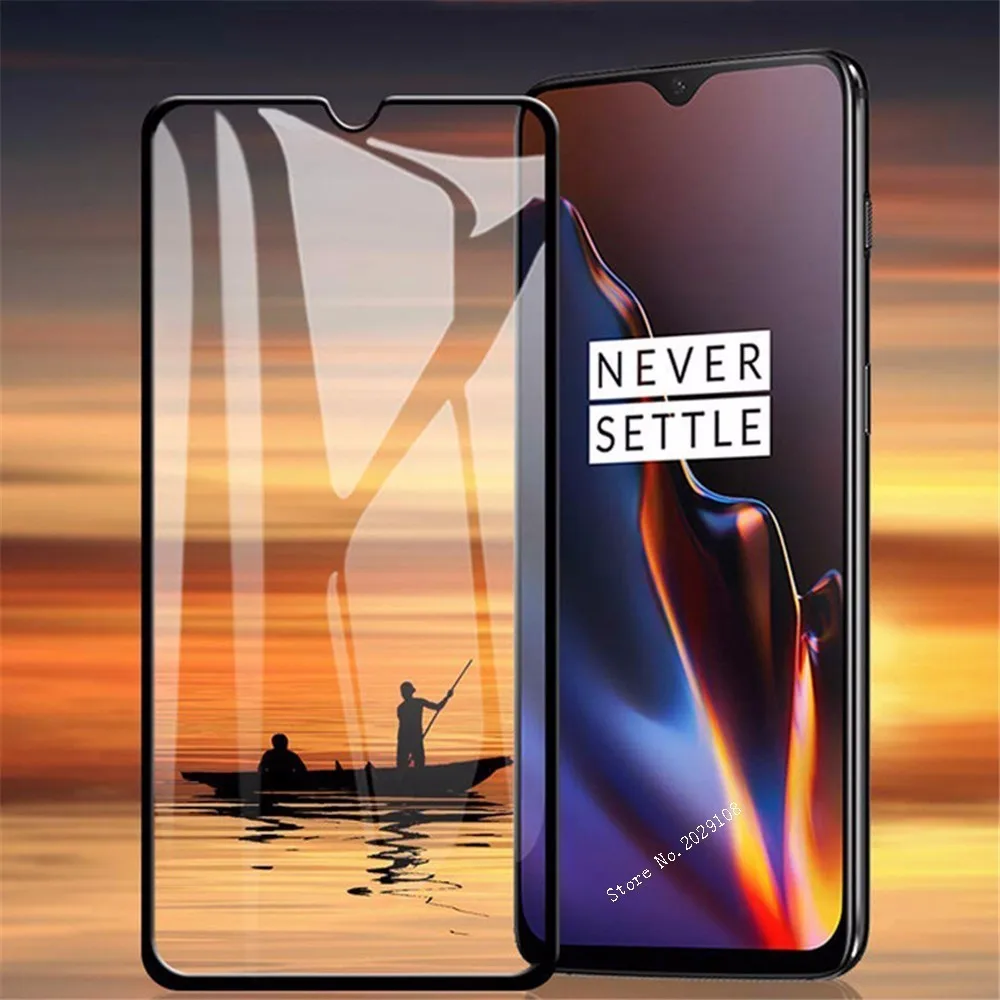 Закаленное стекло с полным покрытием HD для Oneplus 6 T 5 Защита экрана One Plus 5T 1 + 7 Oneplus6