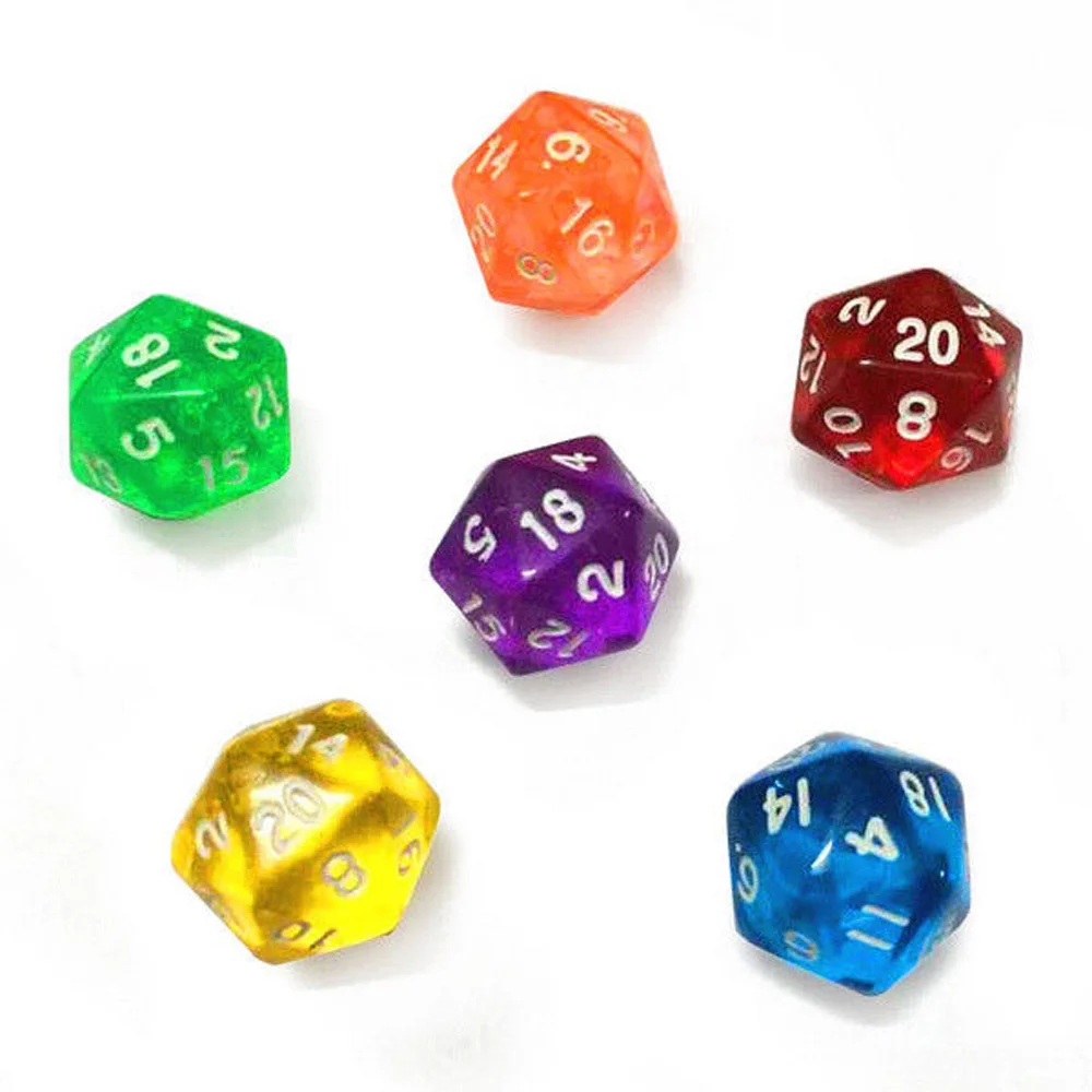 20 кубика D20 Подземелья и Драконы D & ролевые многогранные кости для игры в мяч