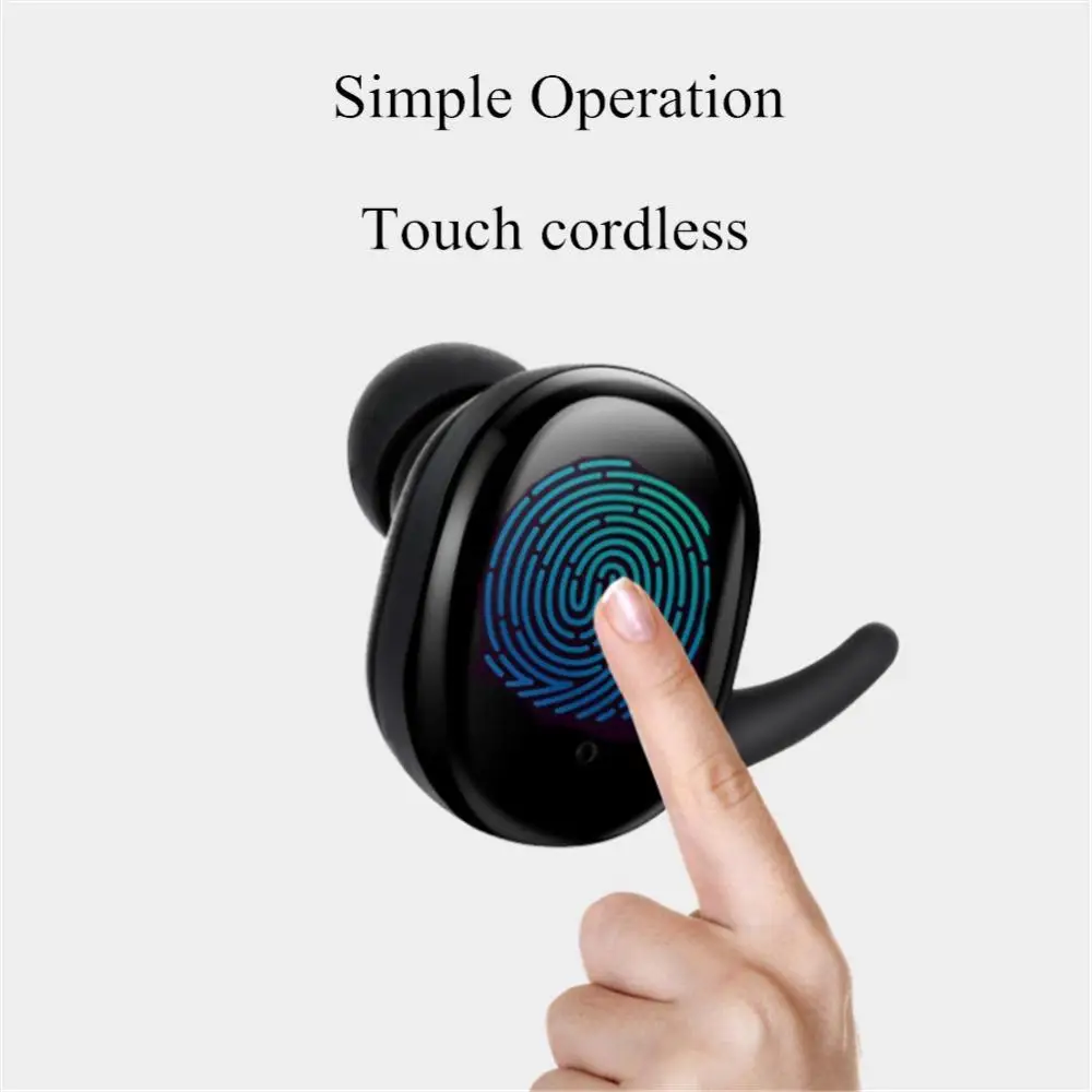 Беспроводные наушники Bluetooth TWS Touch Водонепроницаемые Мини стелс-наушники