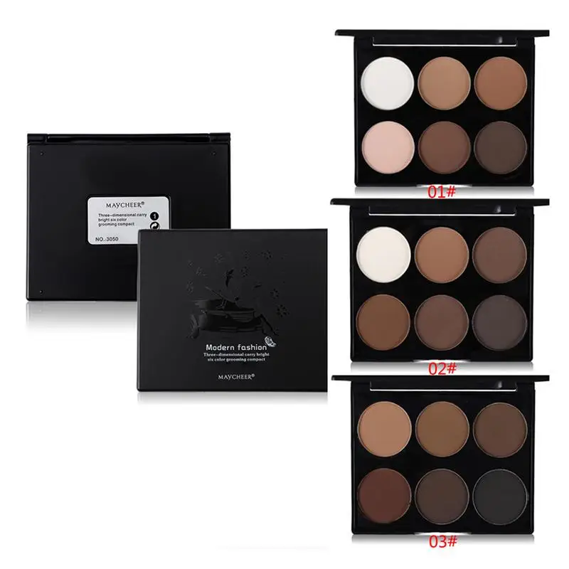 6 цветов косметическая пудра для ремонта высокоглянцевая контроль жирности и