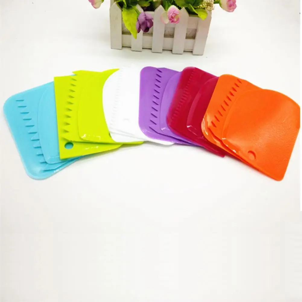 Лучший 3 шт./компл. пластиковый нож для теста с веслом инструменты выпечки