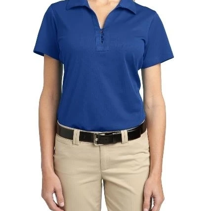 Port Authority L527 Ladies Tech Pique Polo T-Shirt Bright Royal - 4XL |