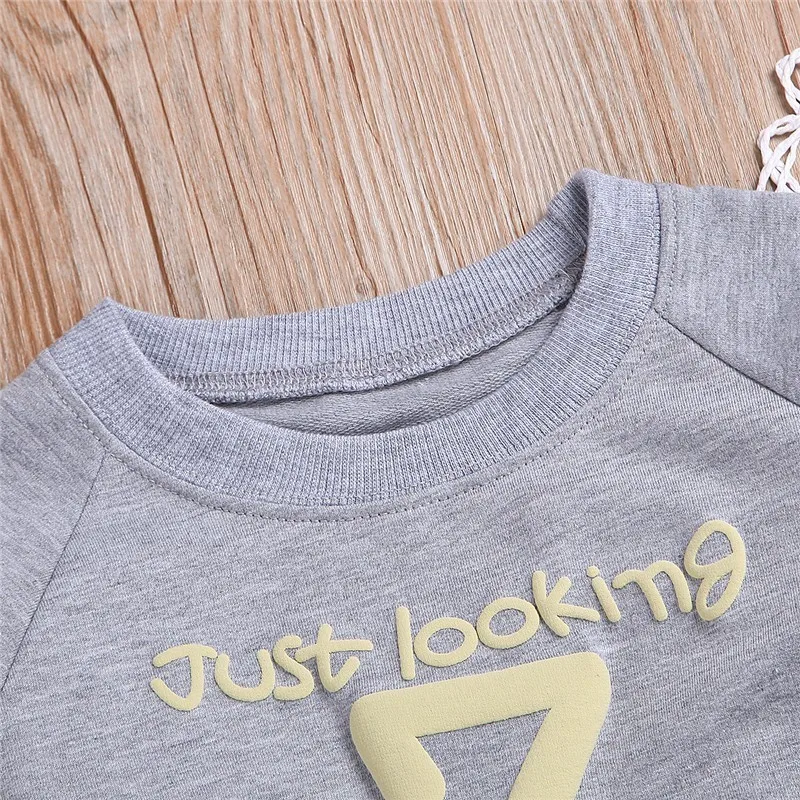 Комплект одежды из 2 предметов для маленьких мальчиков хлопковая одежда с